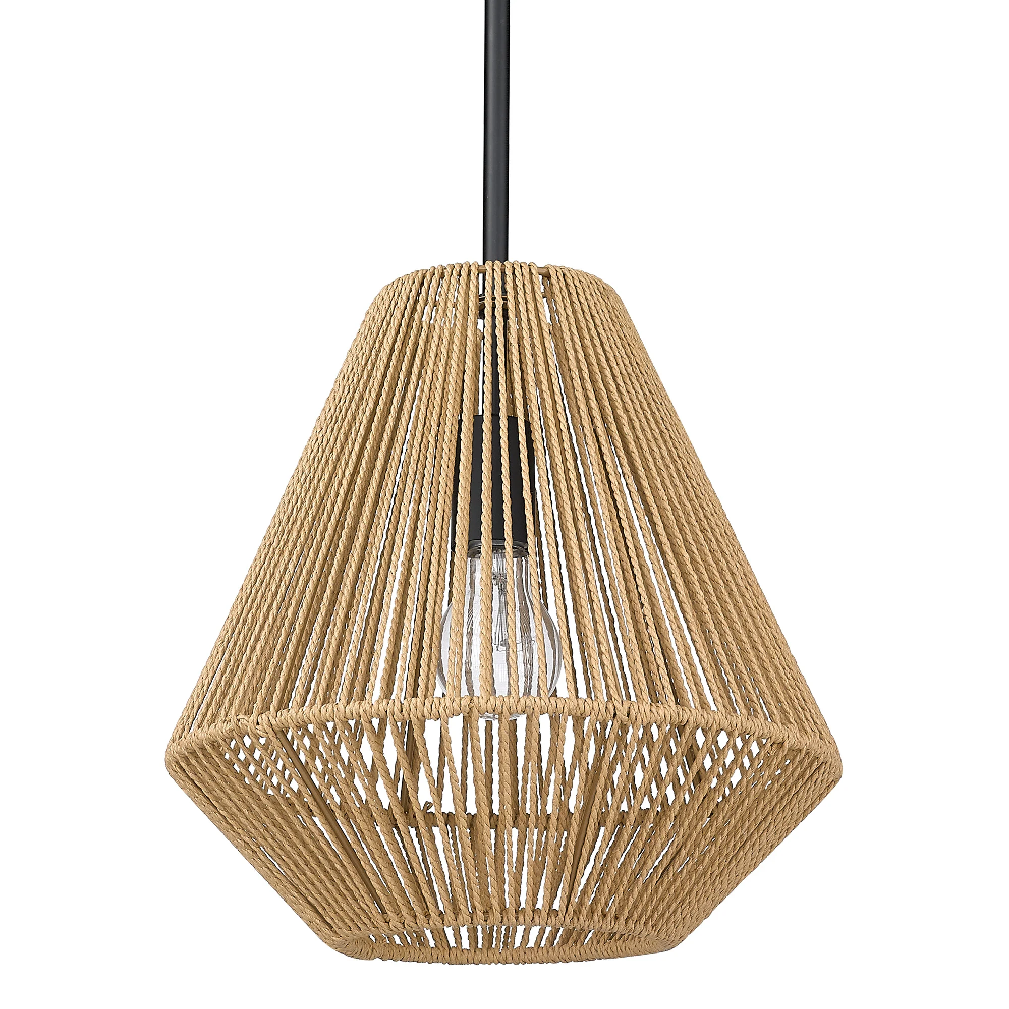 Valentina 1-light Pendant in Matte Black - Image 3