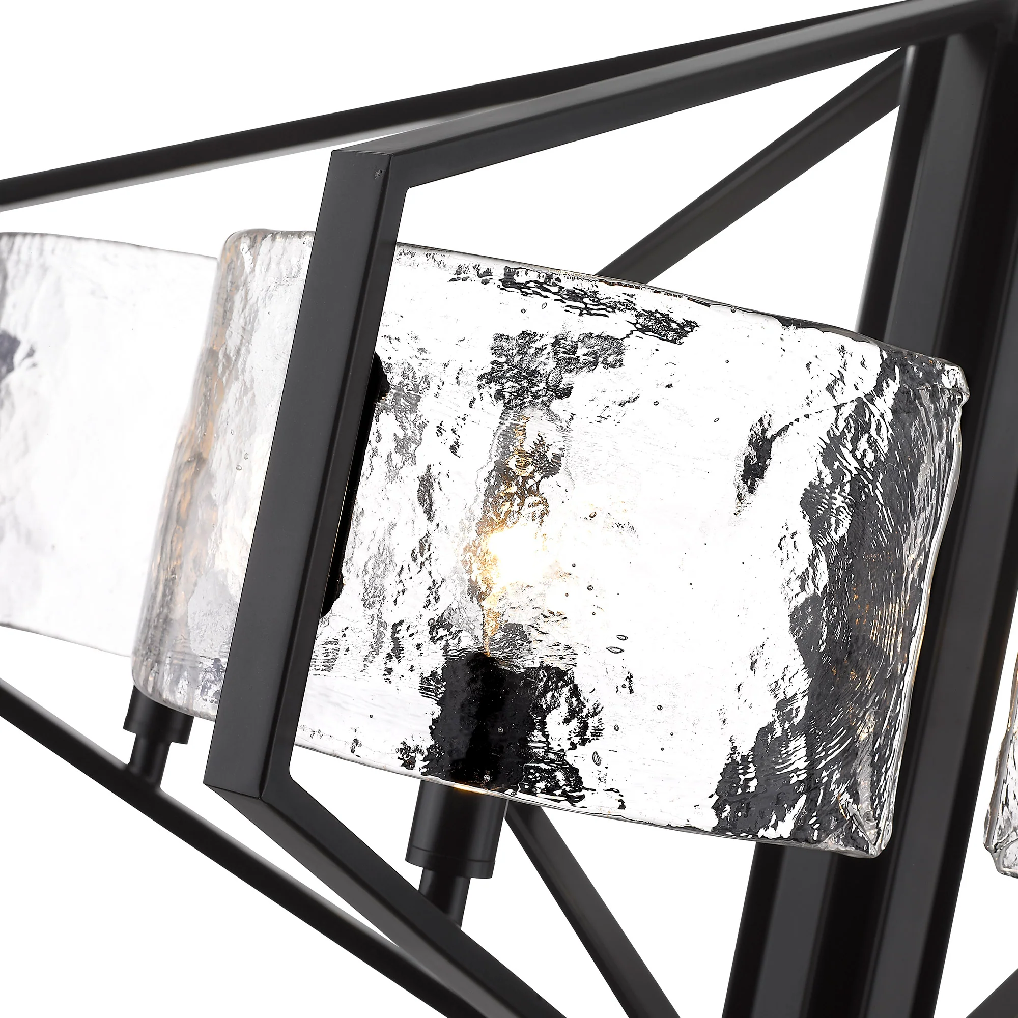 Varsha 6-light Chandelier in Matte Black - Image 5