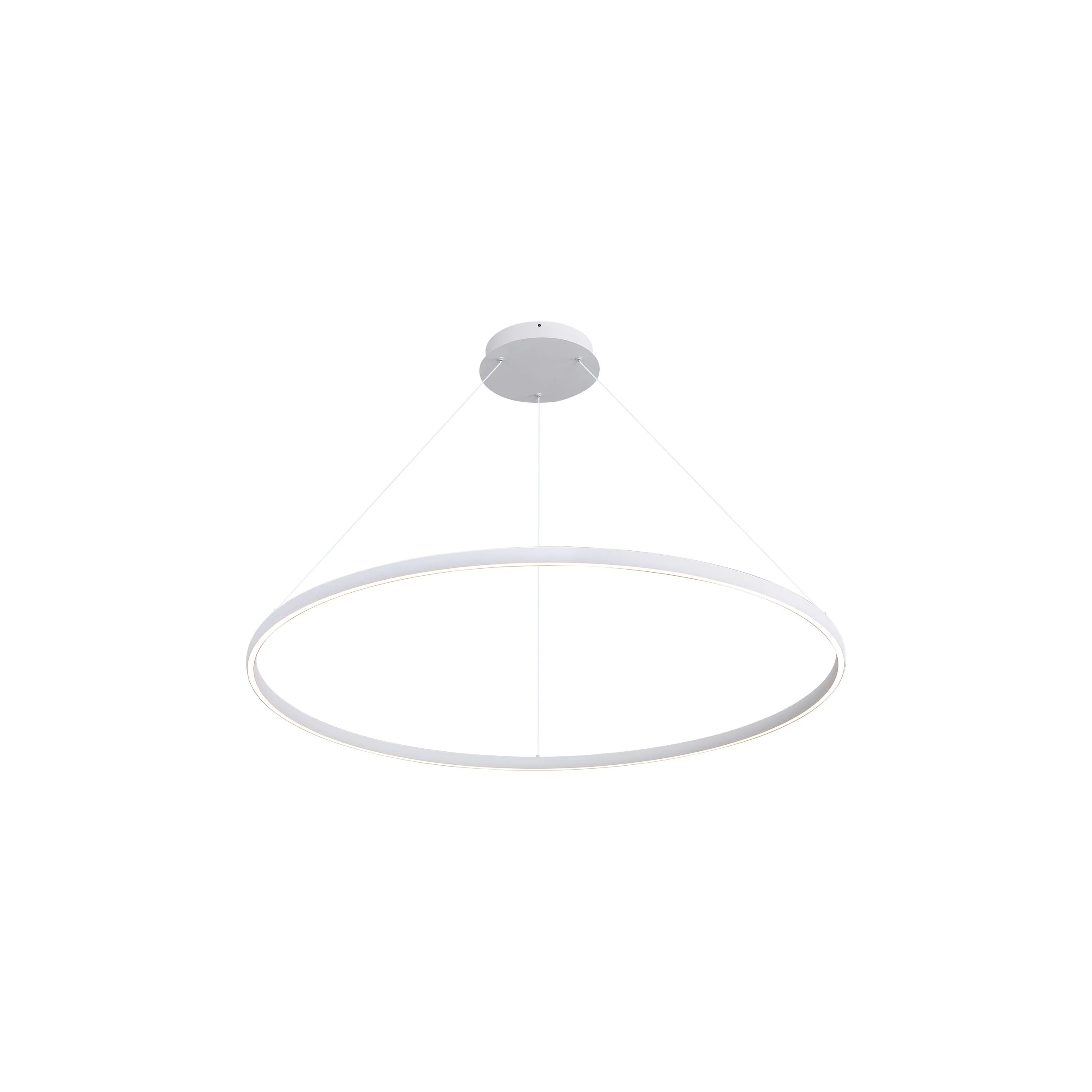Veritas 35" Bi-directional LED Chandelier in Sand White
