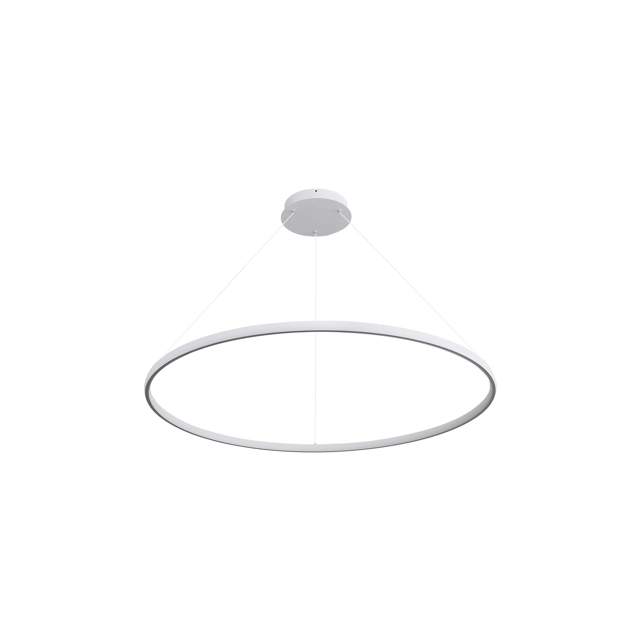 Veritas 35" Bi-directional LED Chandelier in Sand White - Image 2