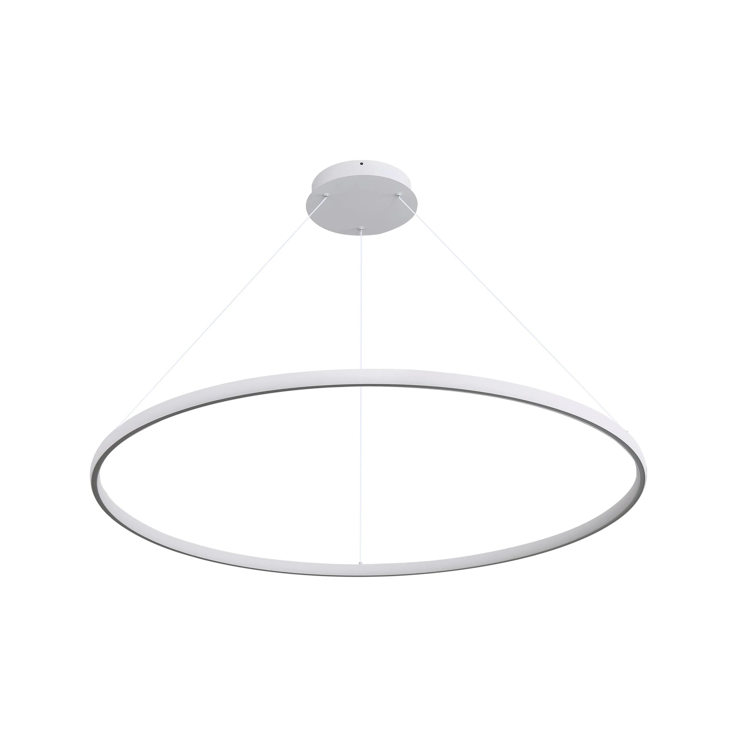 Veritas 59" Bi-directional LED Chandelier in Sand White - Image 2