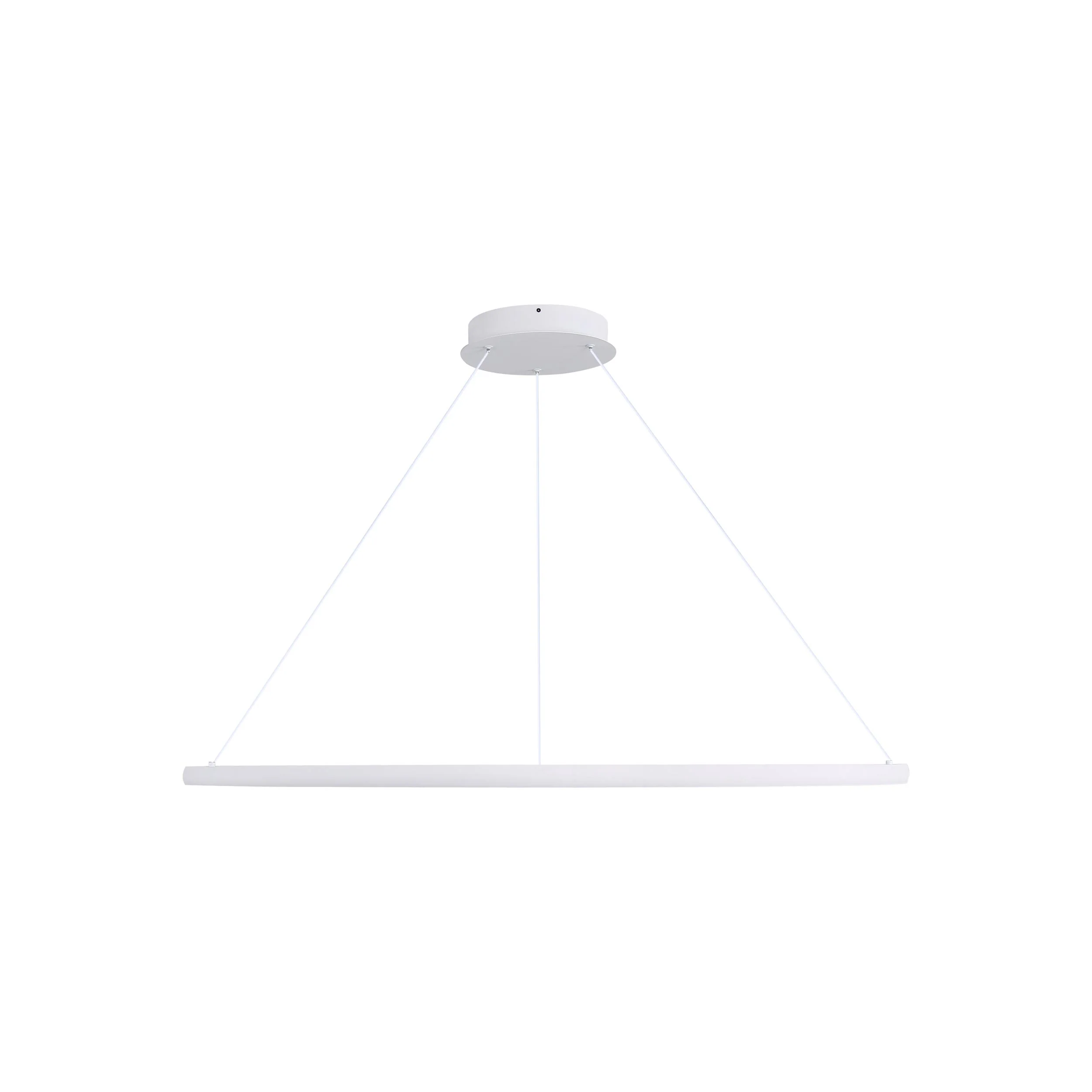 Veritas 59" Bi-directional LED Chandelier in Sand White - Image 3