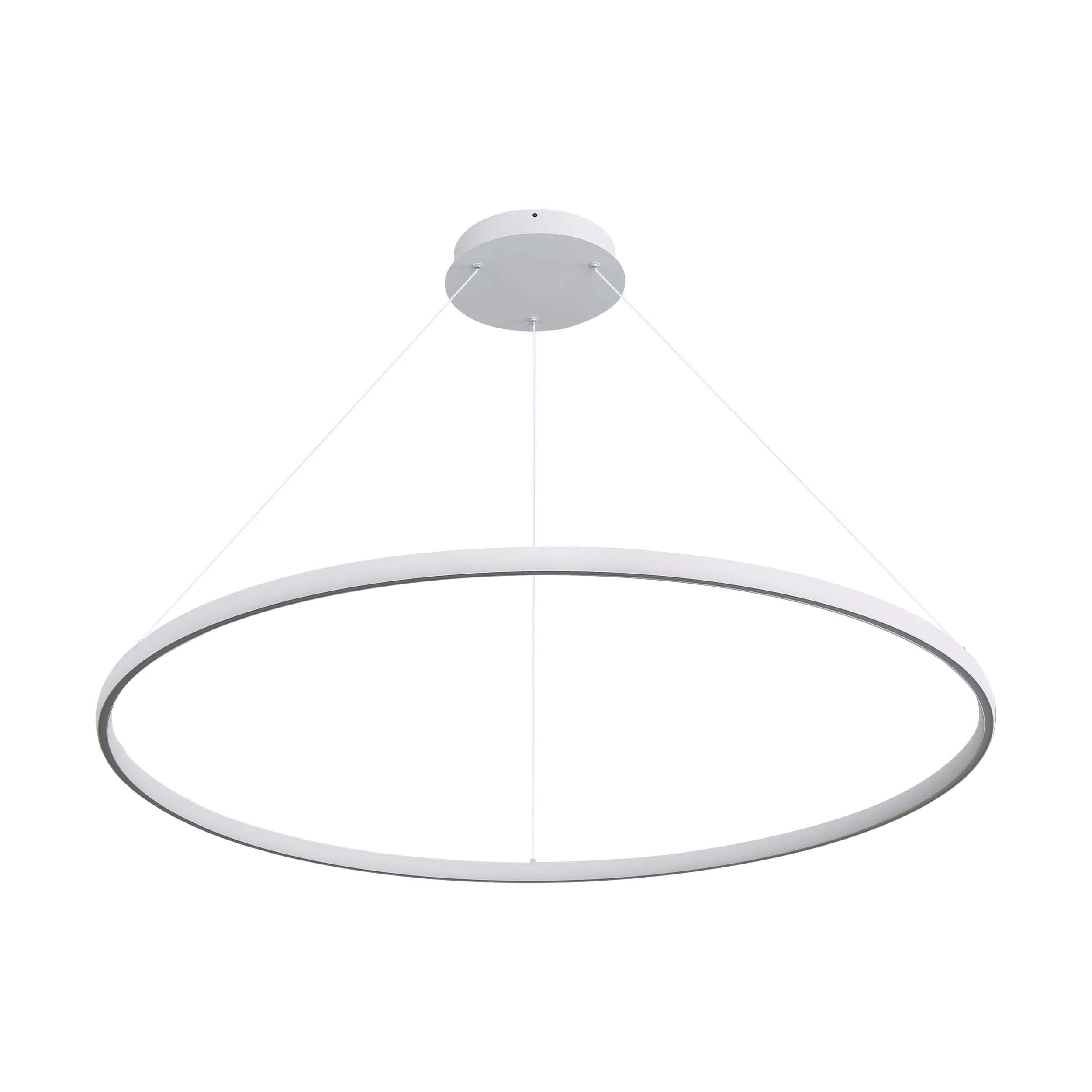 Veritas 71" Bi-directional LED Chandelier in Sand White - Image 2