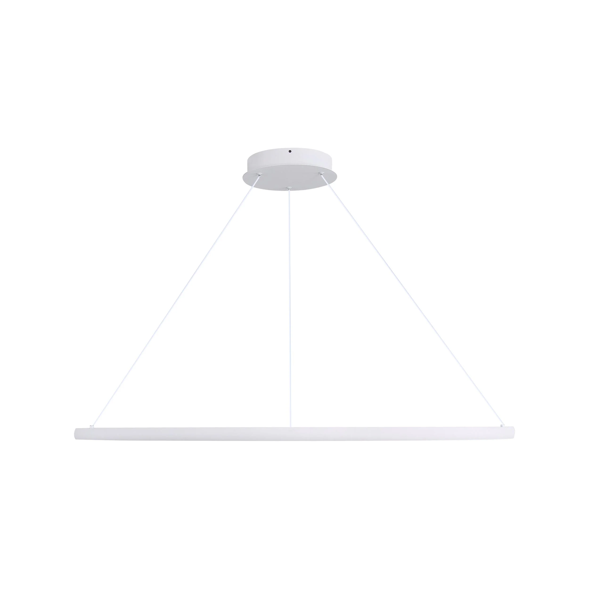 Veritas 71" Bi-directional LED Chandelier in Sand White - Image 3