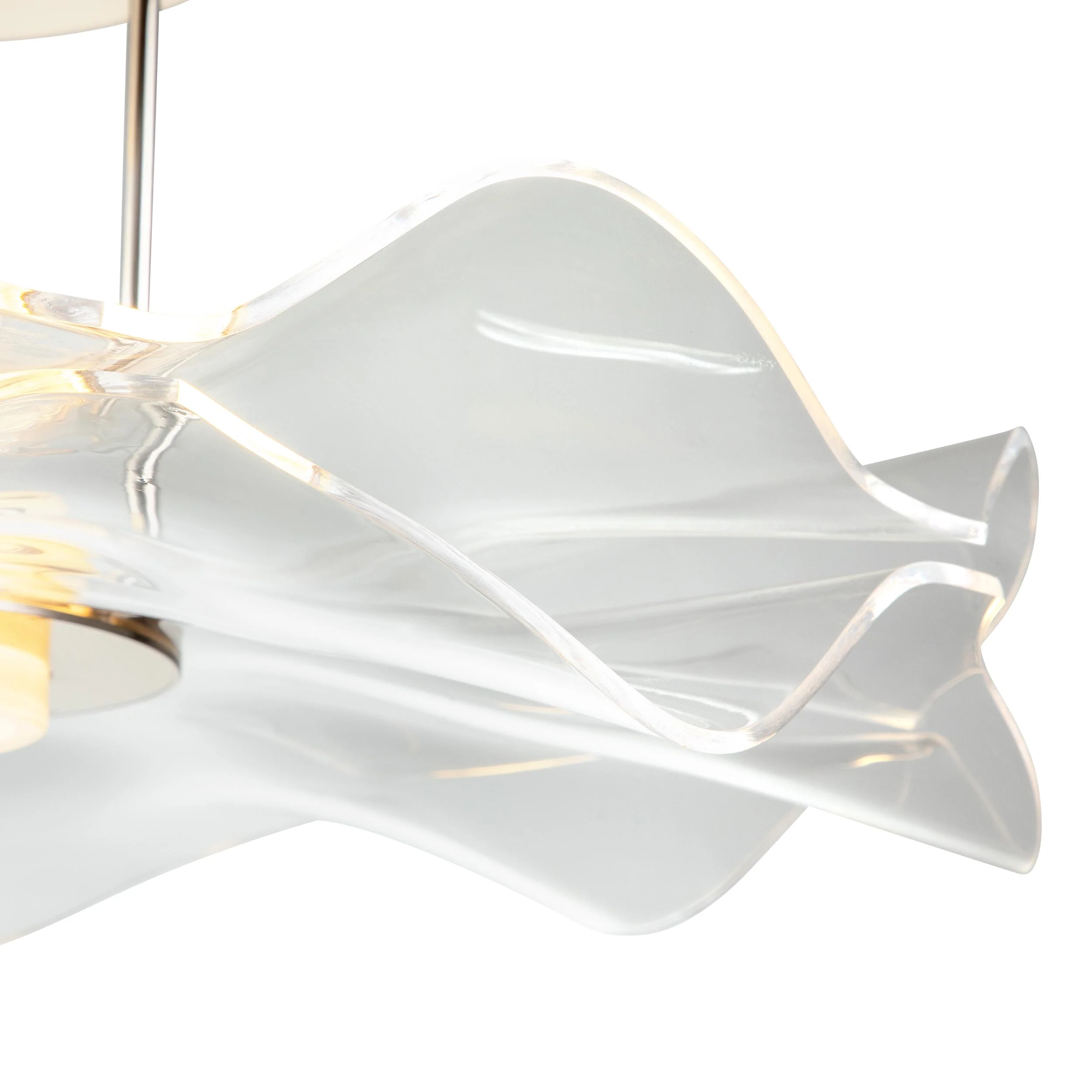 Vetrina Integrated LED Semi-Flush Mount in Light Gold - Image 5