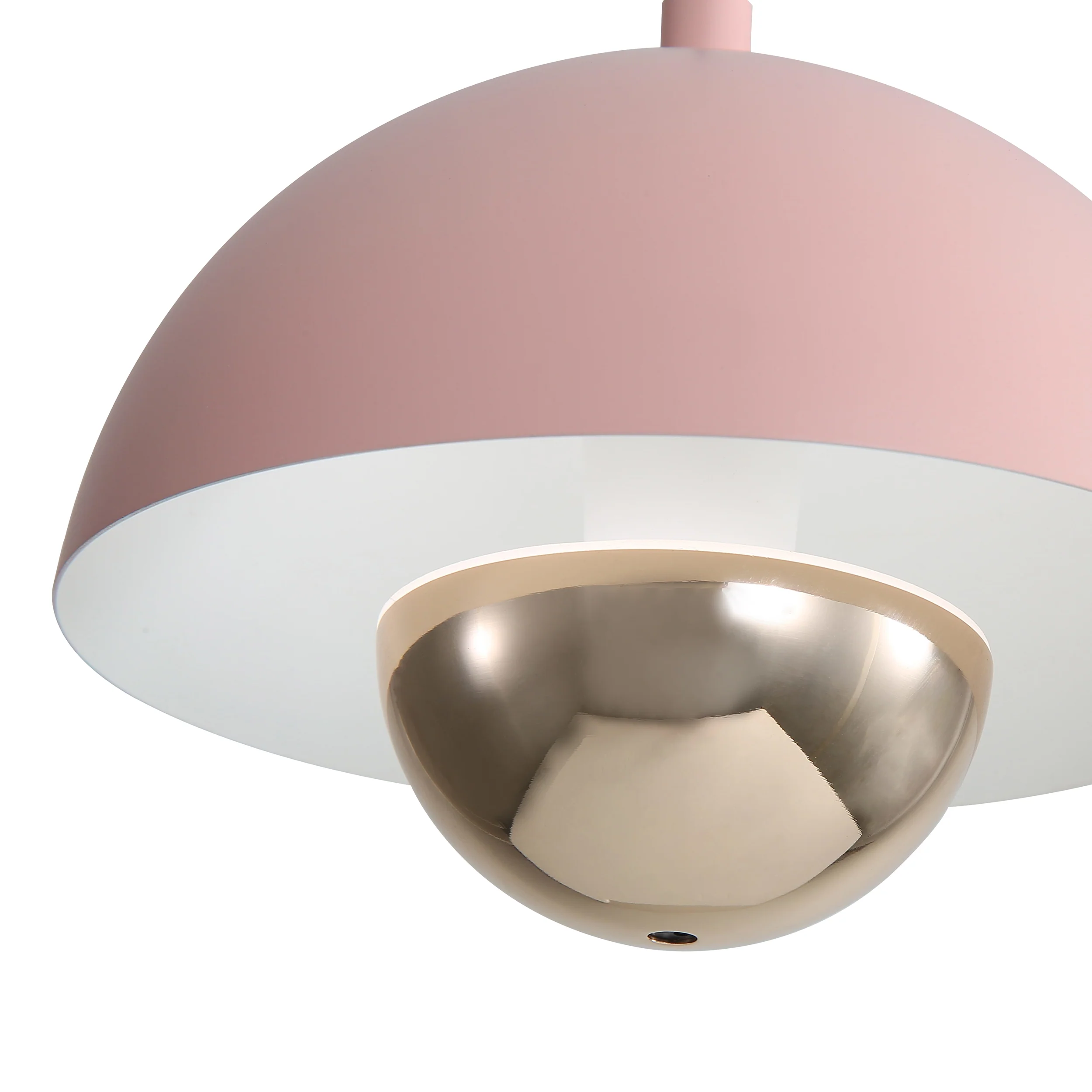 Vintra Integrated LED Pendant in Dusty Rose - Image 10
