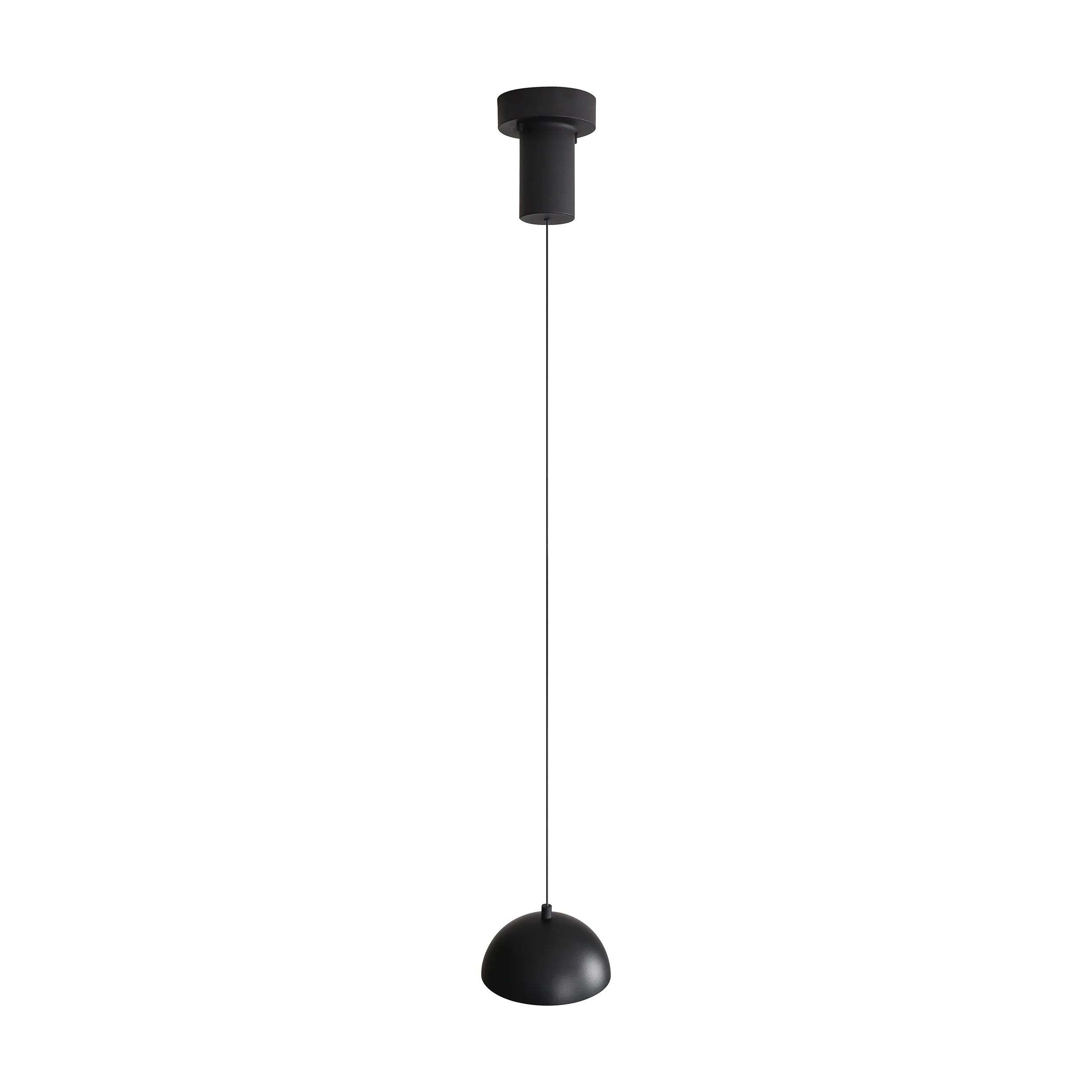 Vintra Integrated LED Pendant in Sand Black and Copper shade - Image 7