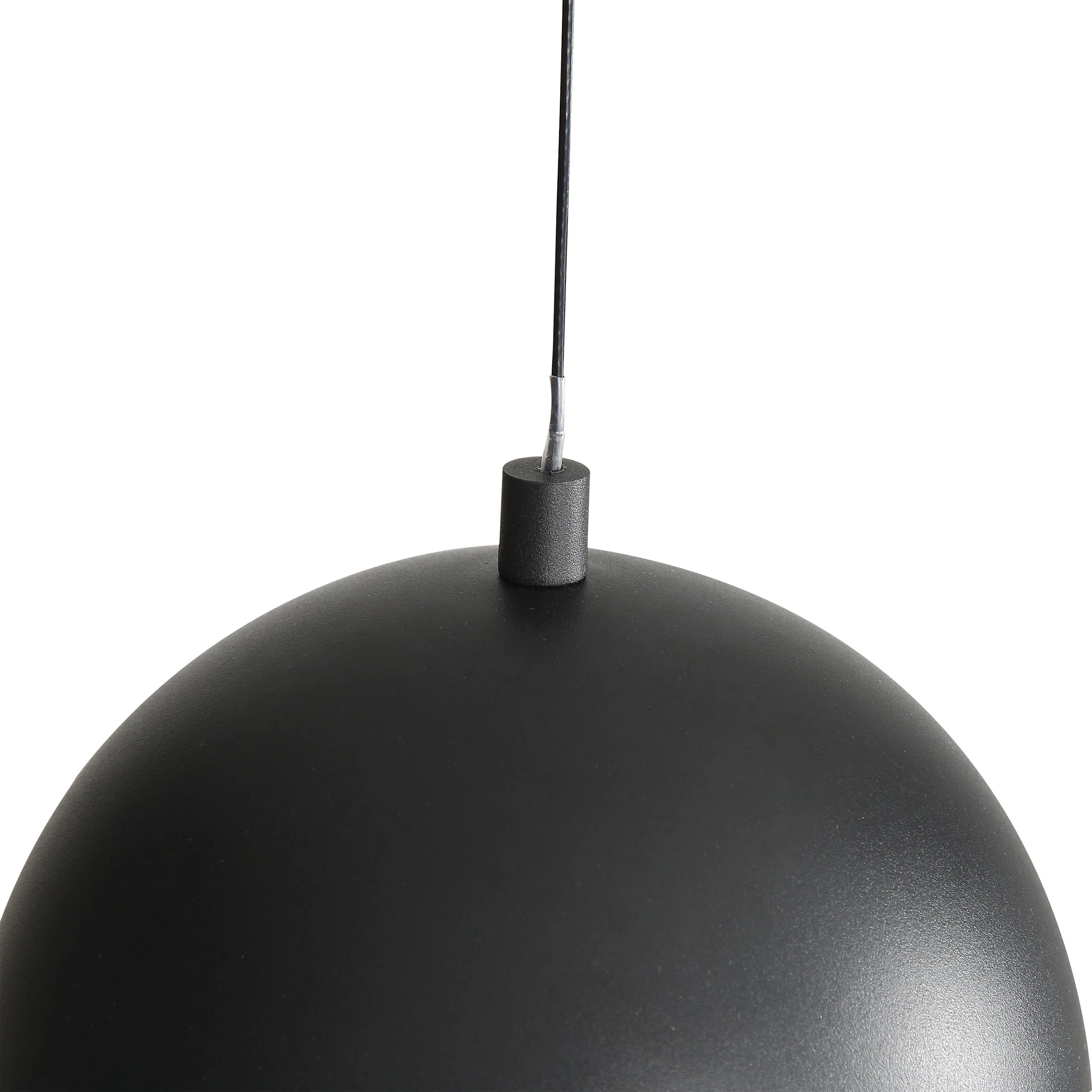 Vintra Integrated LED Pendant in Sand Black and Copper shade - Image 8