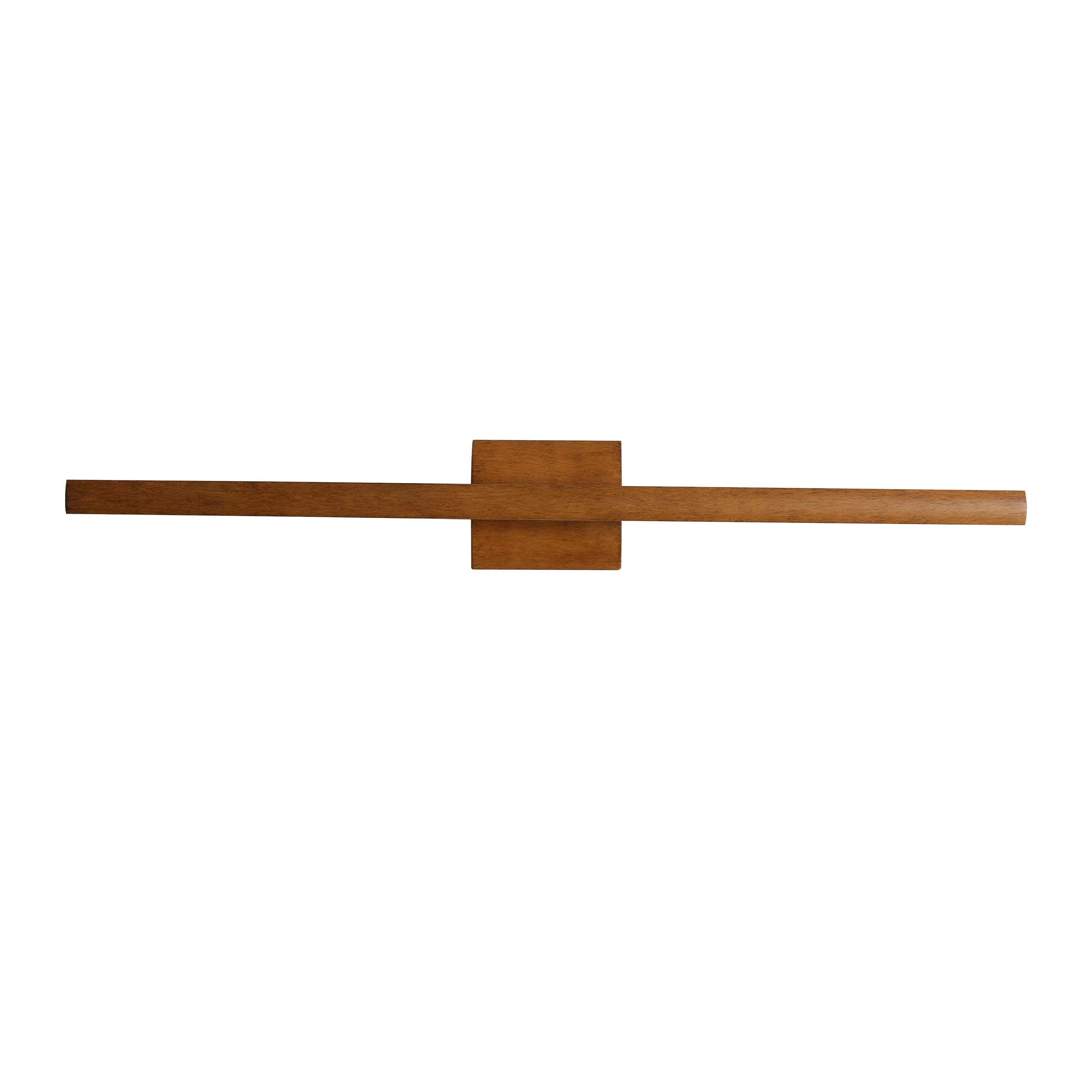 Vireo 28" Bidirectional Integrated LED Wall Light - Walnut - Image 3