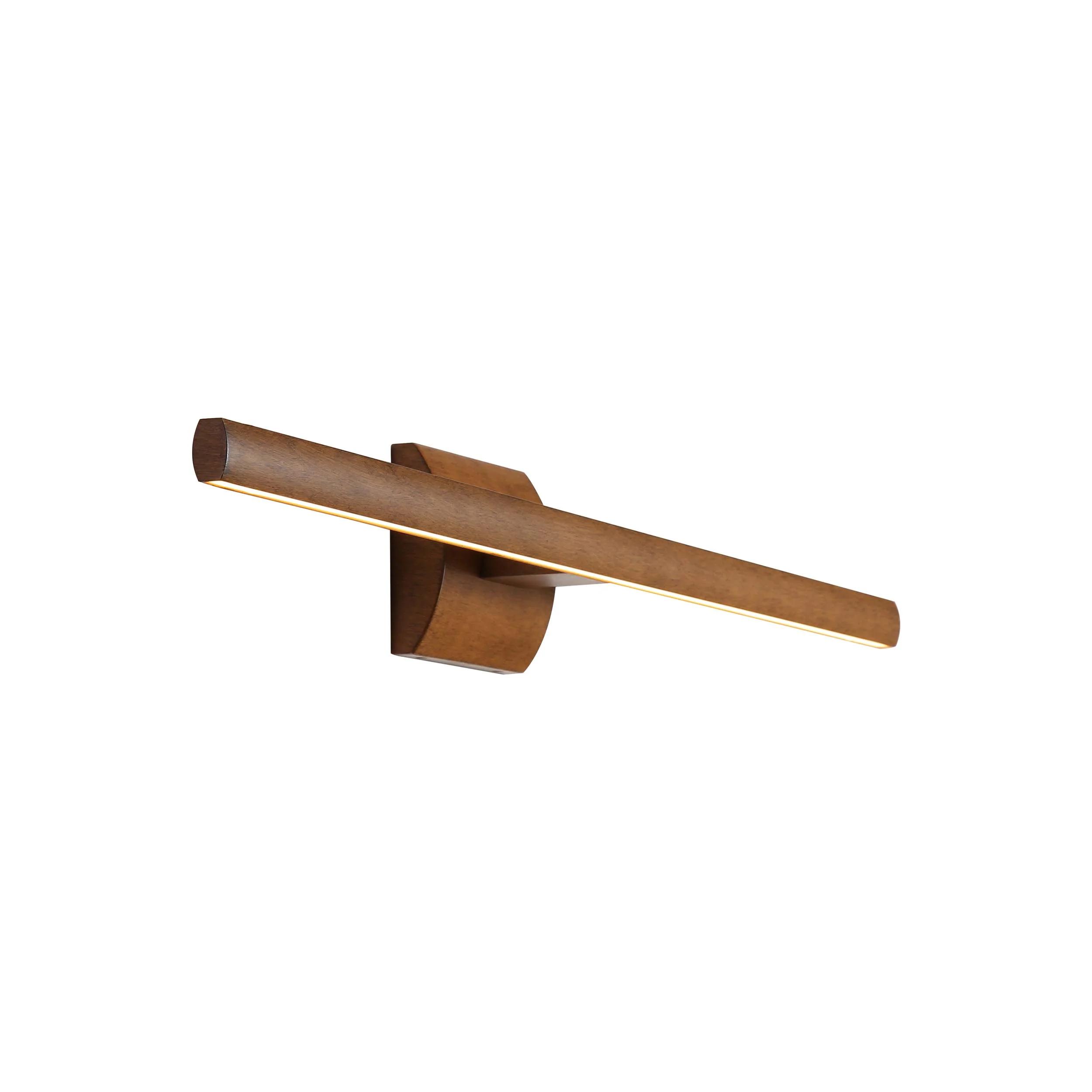 Vireo 28" Bidirectional Integrated LED Wall Light - Walnut - Image 4