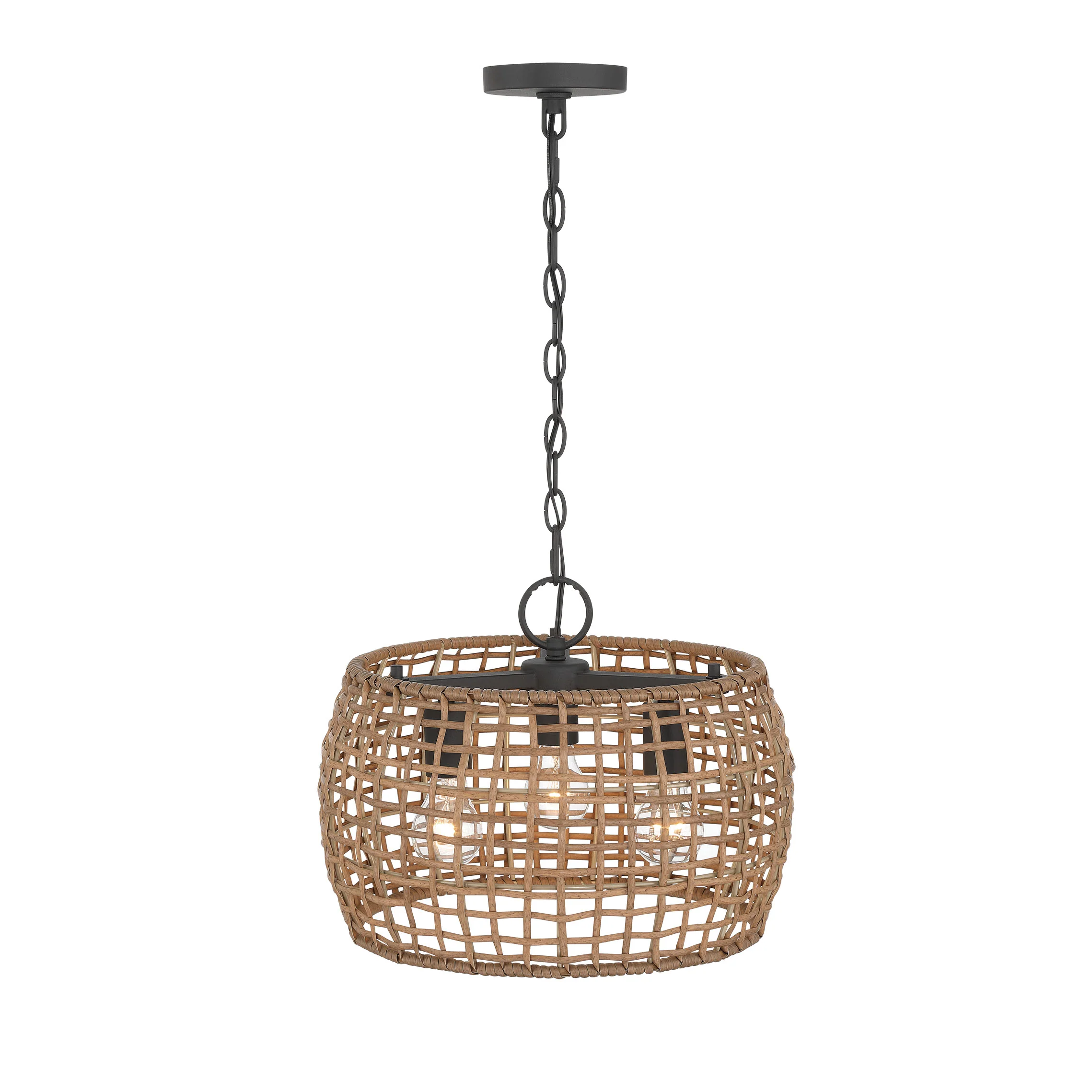 Weavelight 3-light Pendant in Natural Black - Image 5
