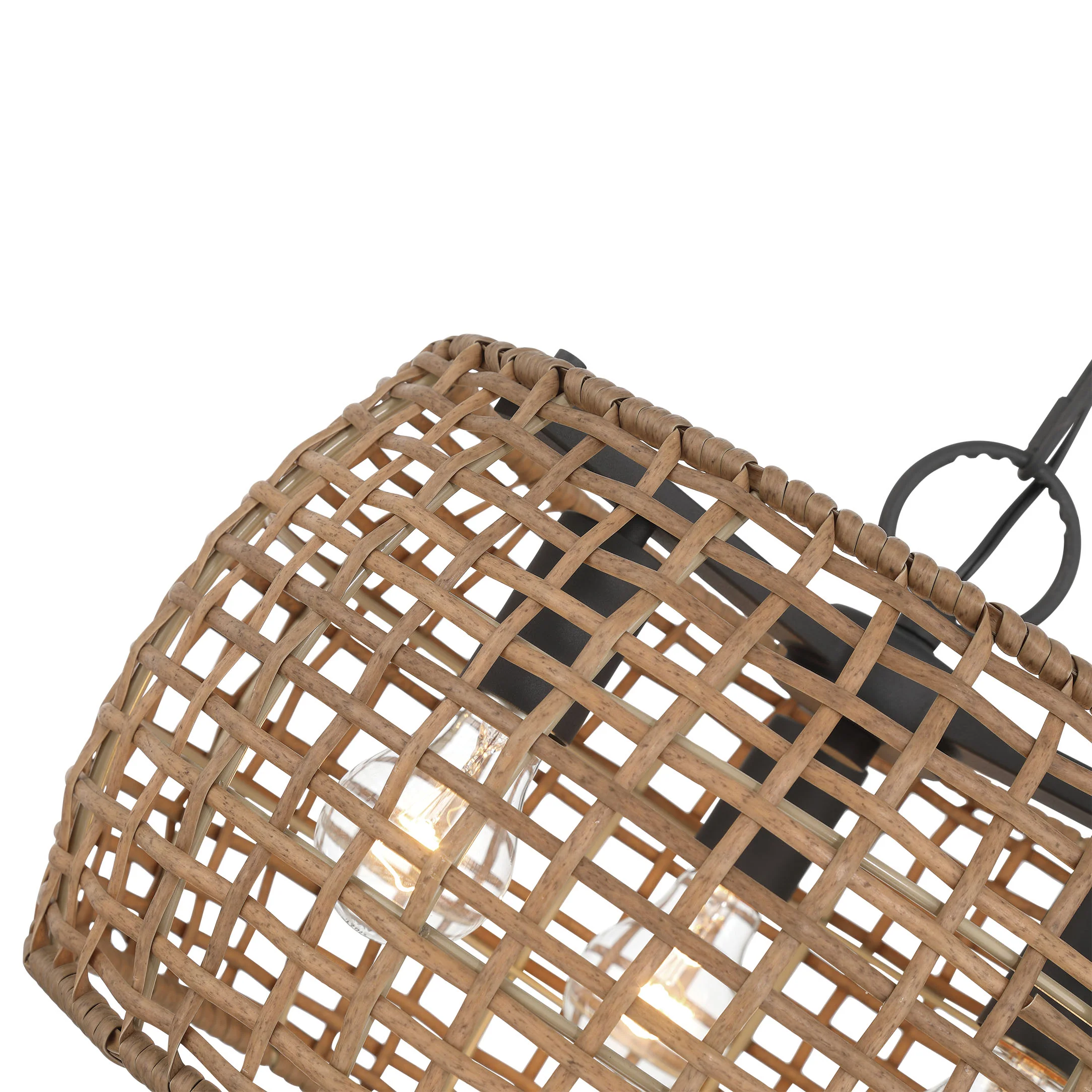 Weavelight 3-light Pendant in Natural Black - Image 7