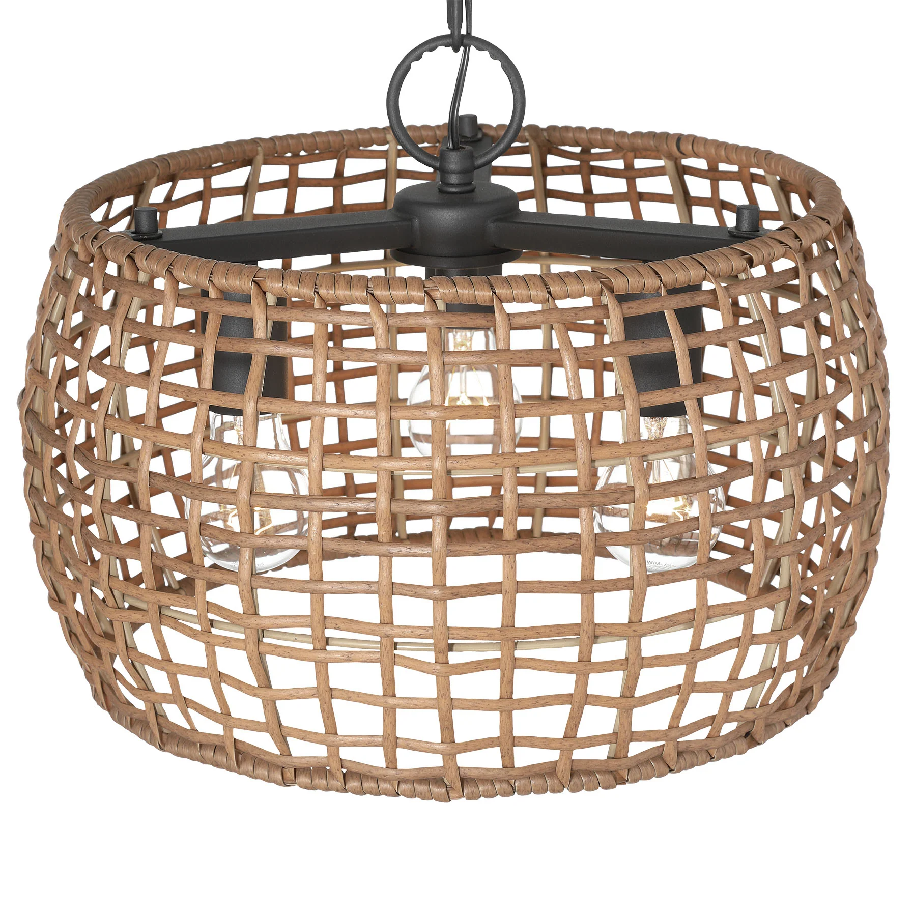 Weavelight 3-light Pendant in Natural Black - Image 9