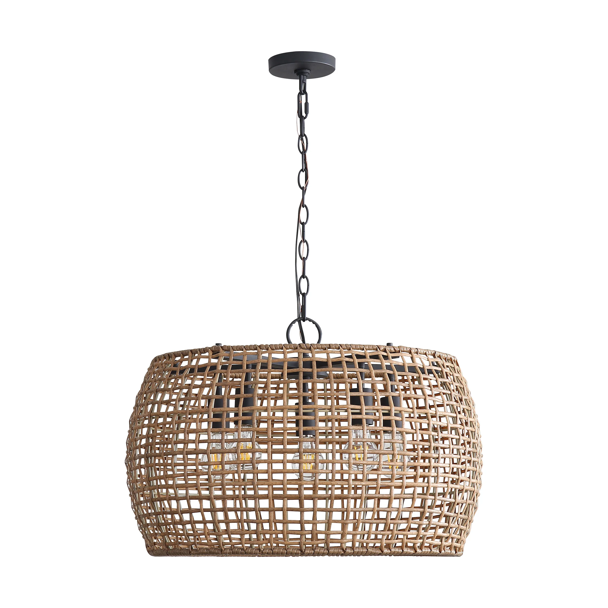 Weavelight 5-light Pendant in Natural Black - Image 5