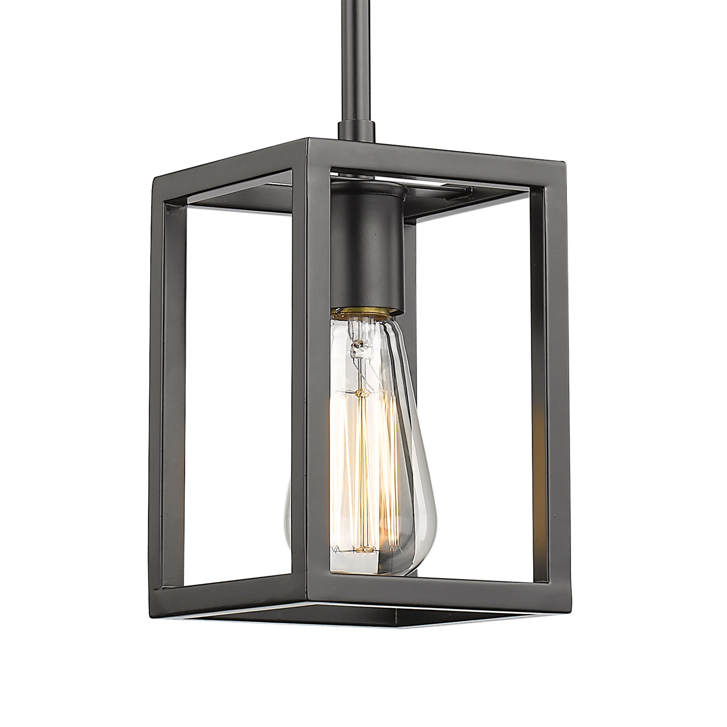 Wesson 1-light Pendant in Matte Black