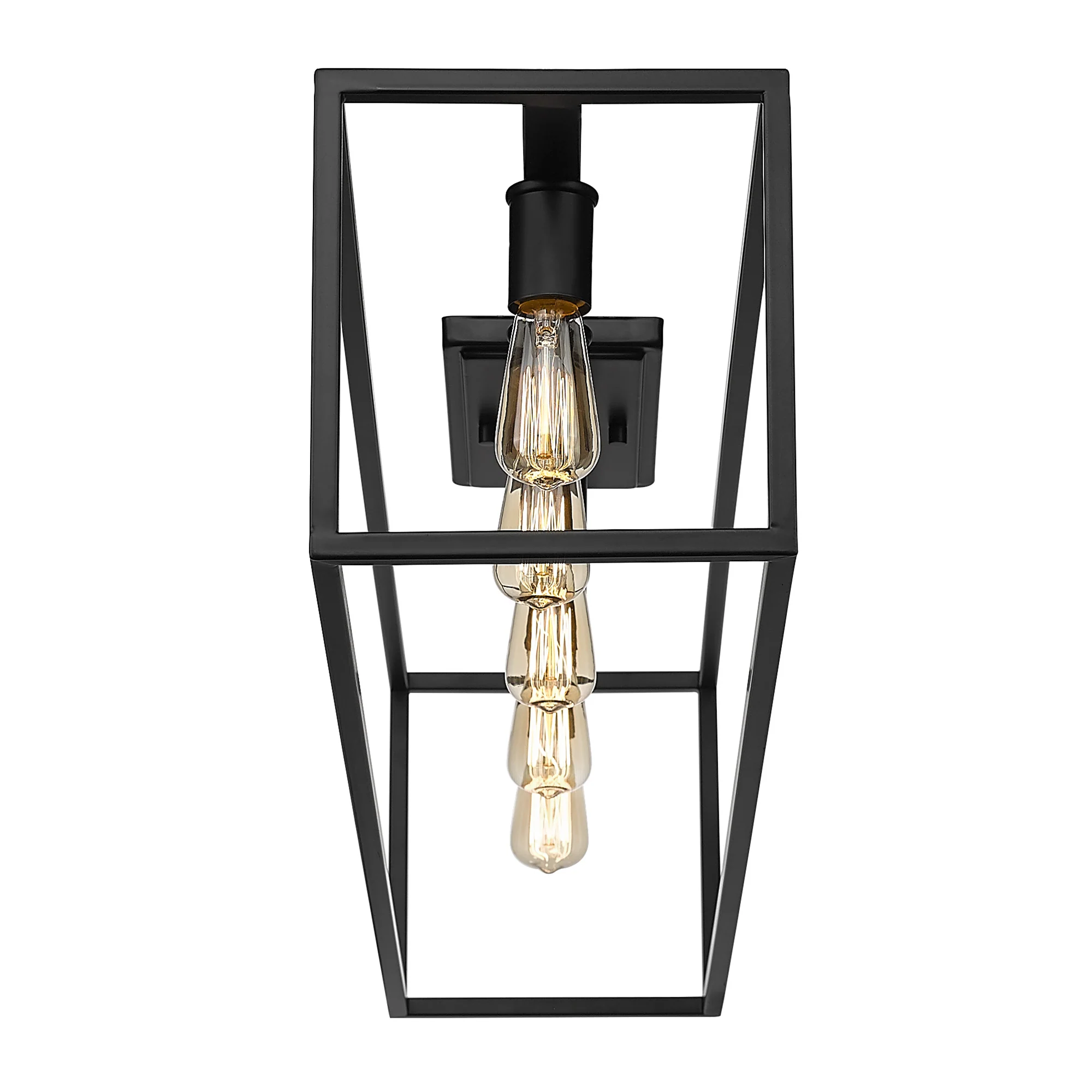 Wesson 5-light Flush Mount in Matte Black - Image 3