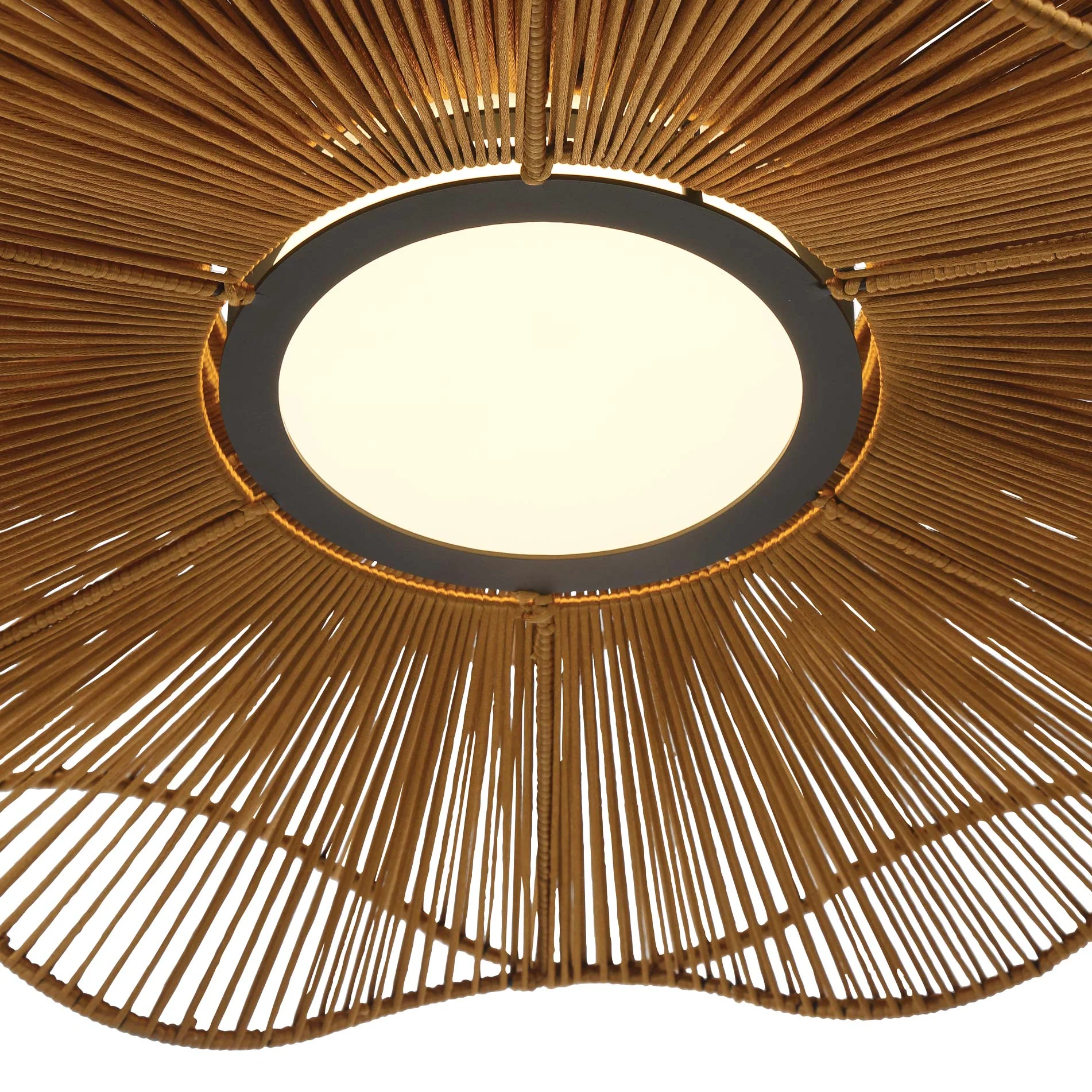 Whisper Integrated LED Pendant in Latte Rope - Image 10