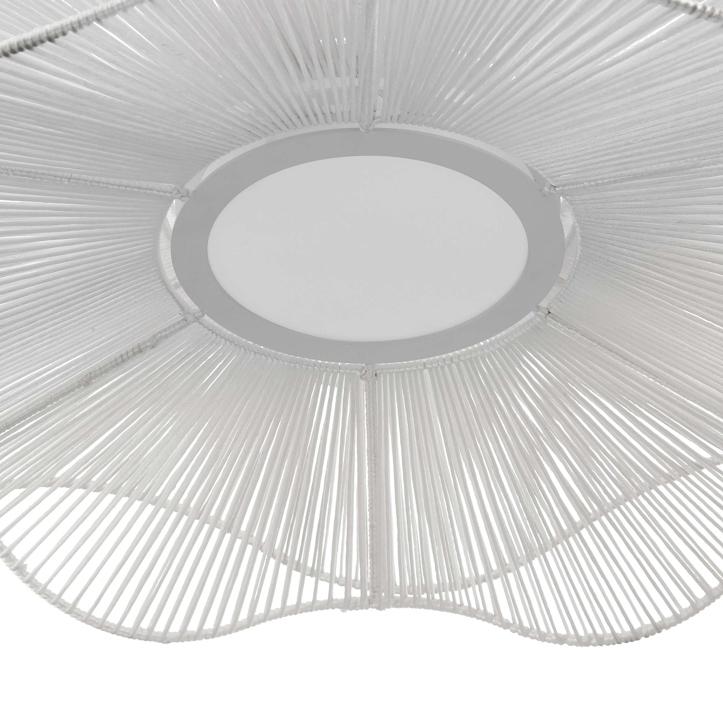Whisper Integrated LED Pendant in White Rope - Image 11