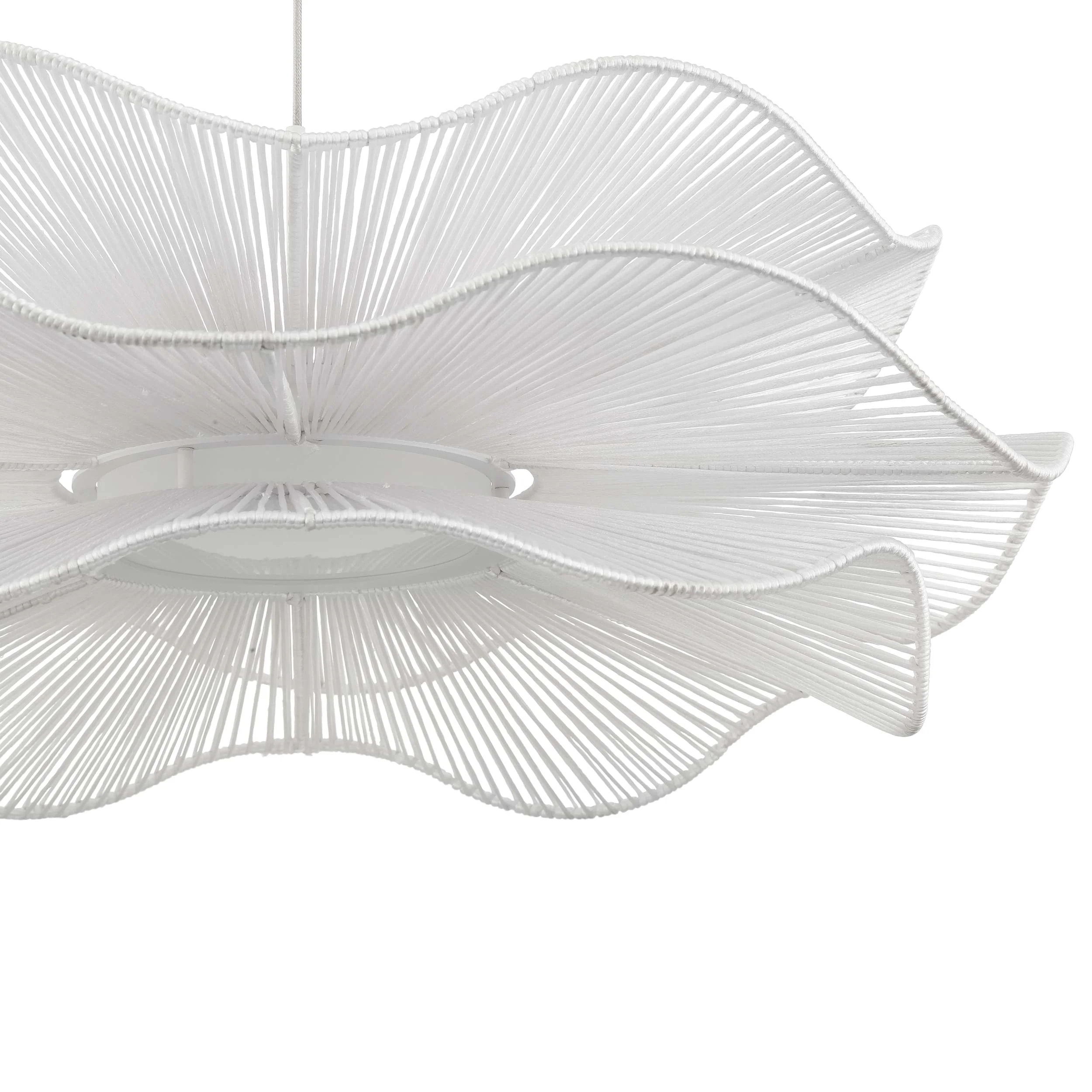 Whisper Integrated LED Pendant in White Rope - Image 9