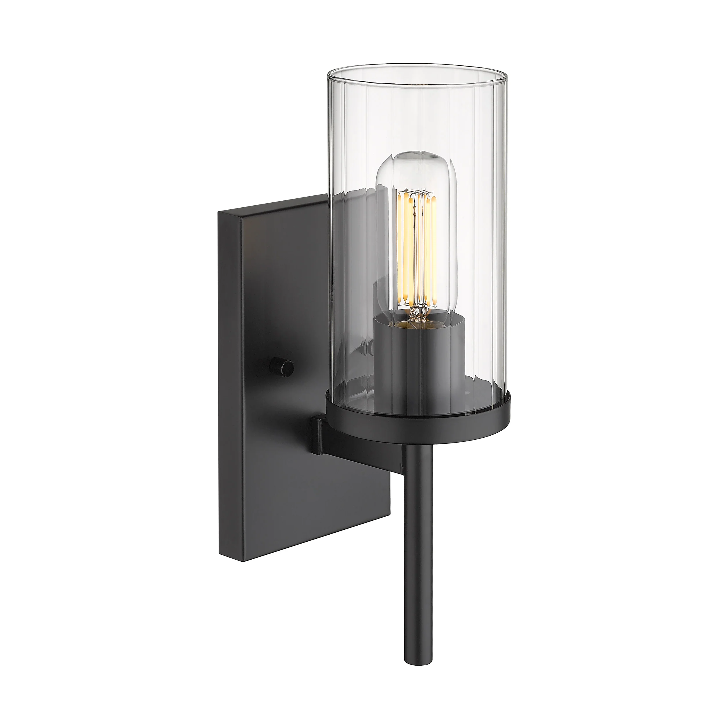 Winslett 1-light Wall Sconce in Matte Black - Image 4