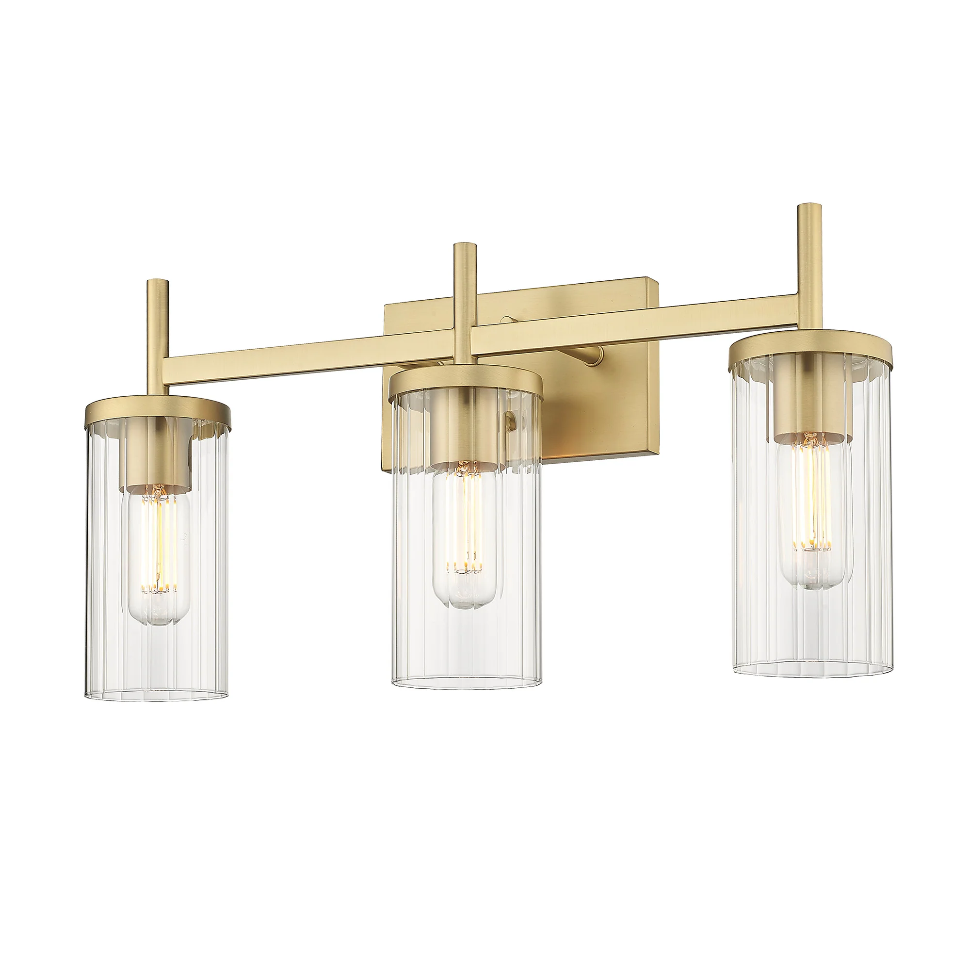 Winslett 3-light Vanity in Brushed Champagne Brass - Image 2