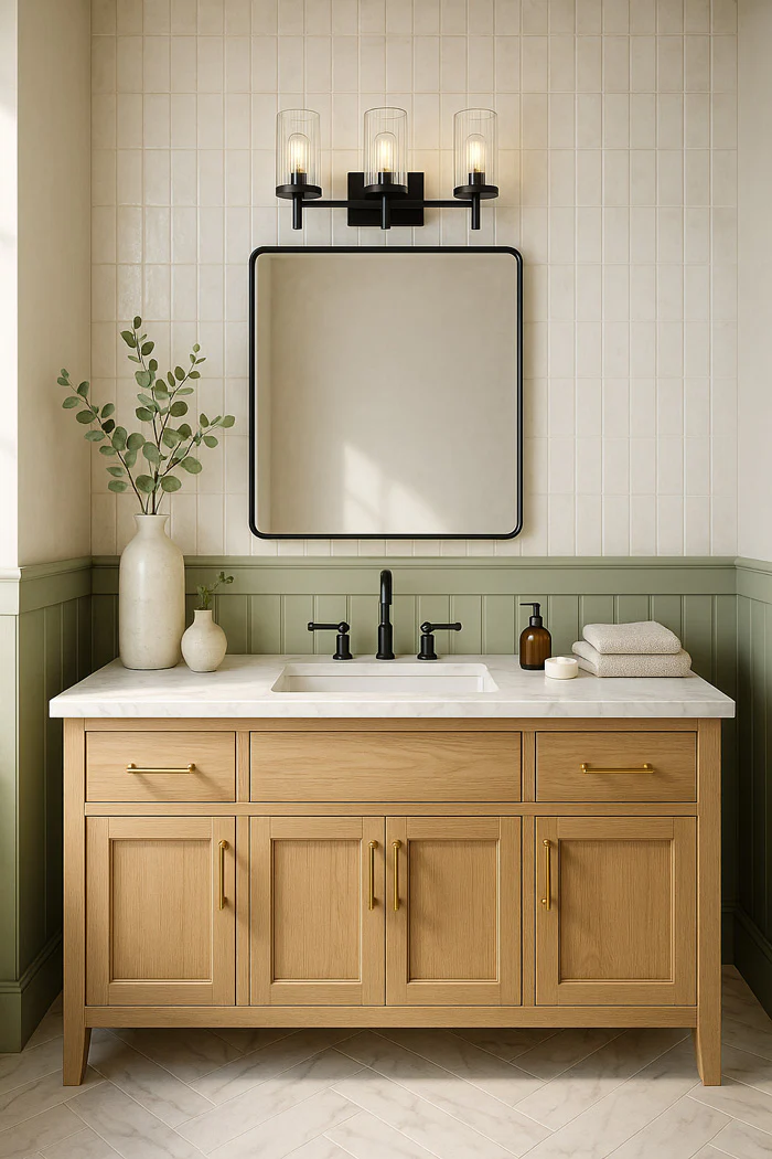 Winslett 3-light Vanity in Matte Black - Image 5
