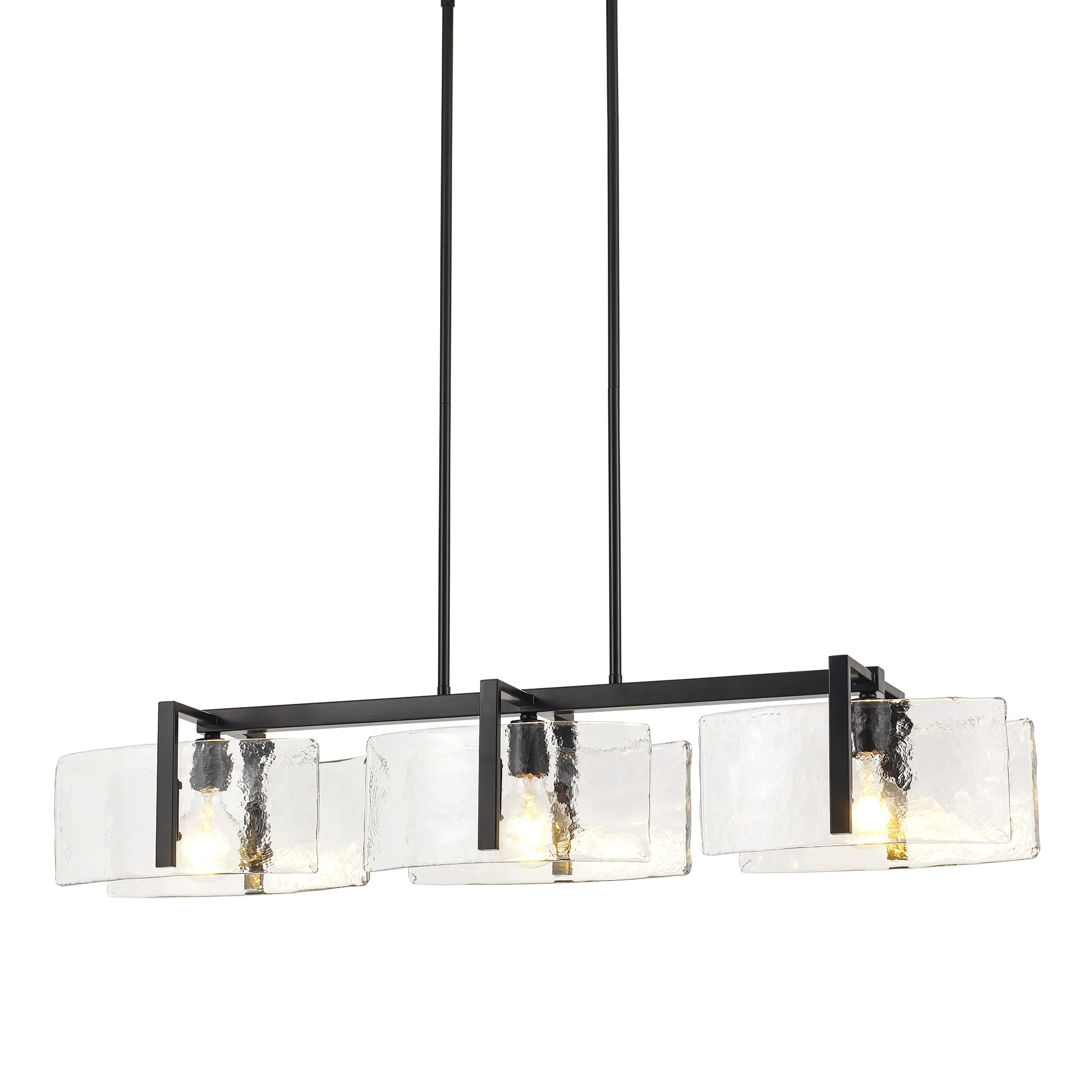 Aenon 3-light Island Light in Matte Black - Image 2