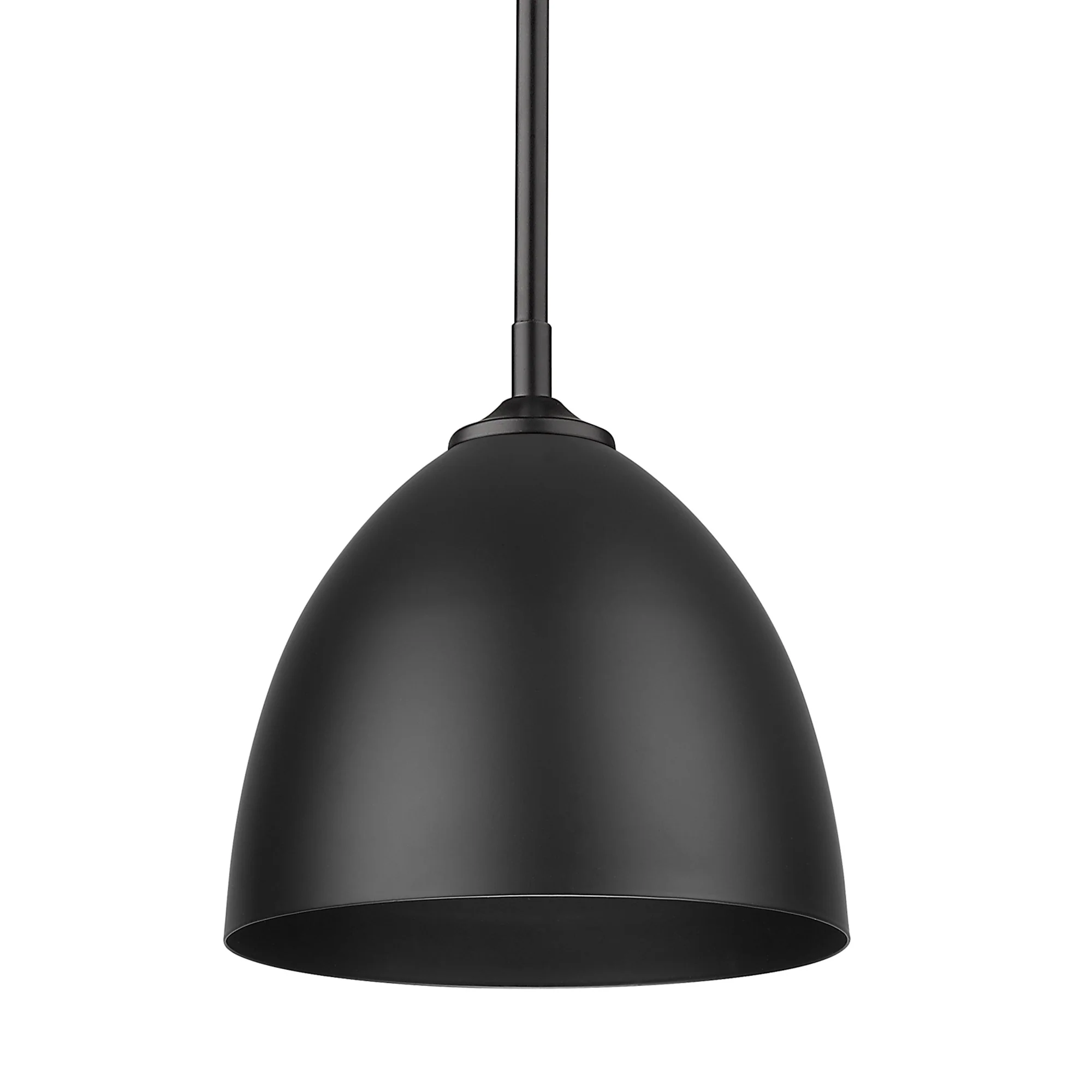 Zoey 1-light 9in Pendant in Matte Black - Image 3